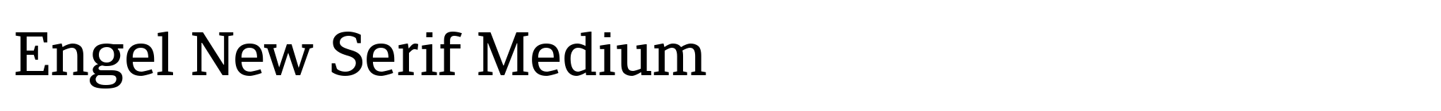 Engel New Serif Medium image